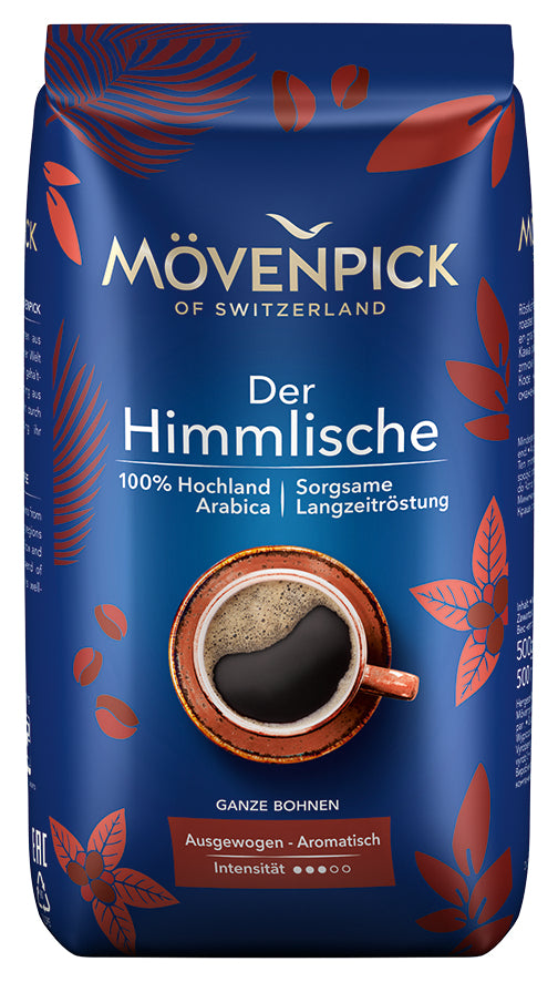Mövenpick Der Himmlische – Kaffeebohnen – Café Crème, 100% Arabica, mittel, 4×1 kg