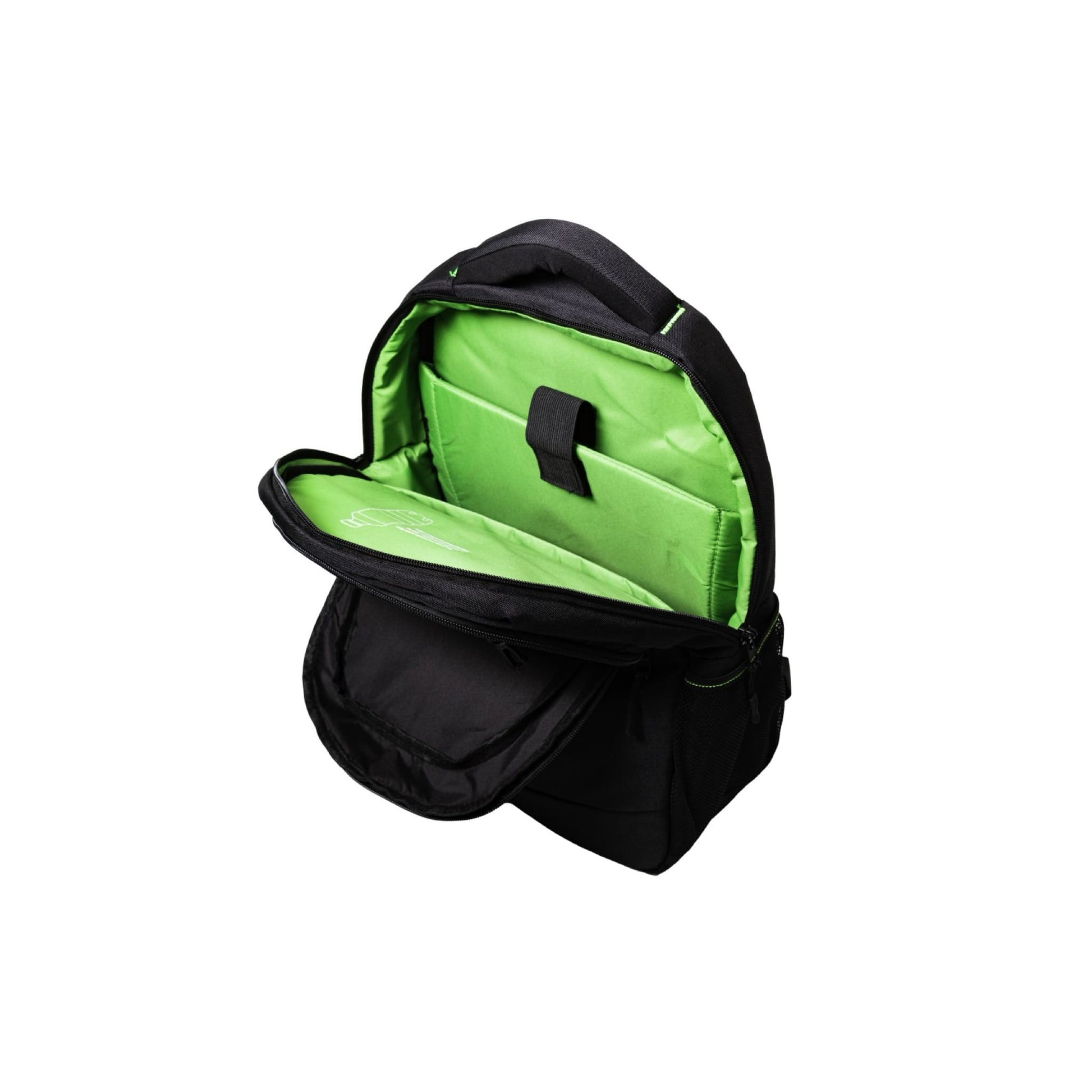 Q-Connect Notebook-Rucksack – für Notebooks bis 15,6", Aufsteckfunktion, recyceltes PET (rPET), schwarz