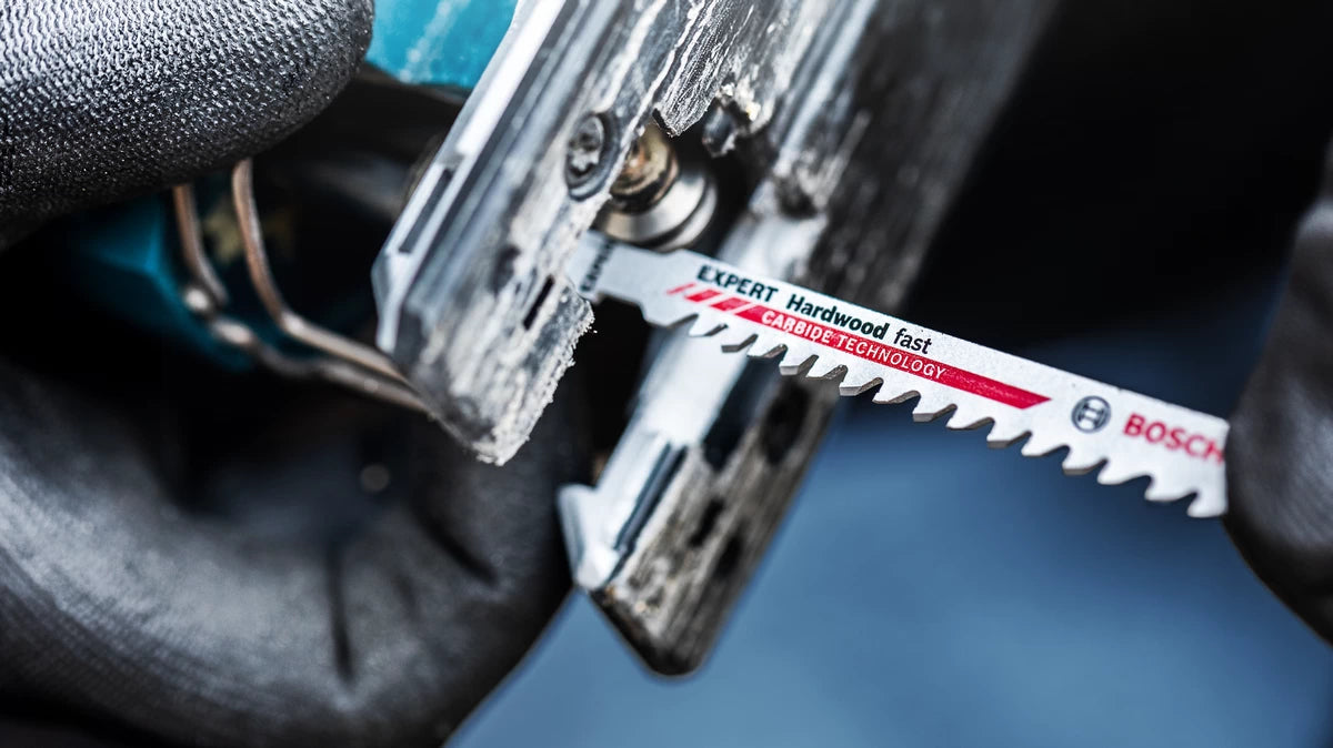 Bosch EXPERT Stichsägeblatt 100 mm Hartmetall – für Holz, Kunststoff – 3 Stk