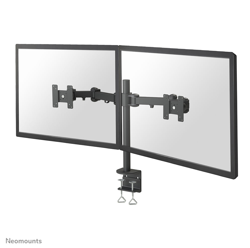 Neomounts FPMA D960D – Tischhalterung, Dual, Tischklemme, bis 27", VESA 75 × 75/100 × 100 mm, 8 kg