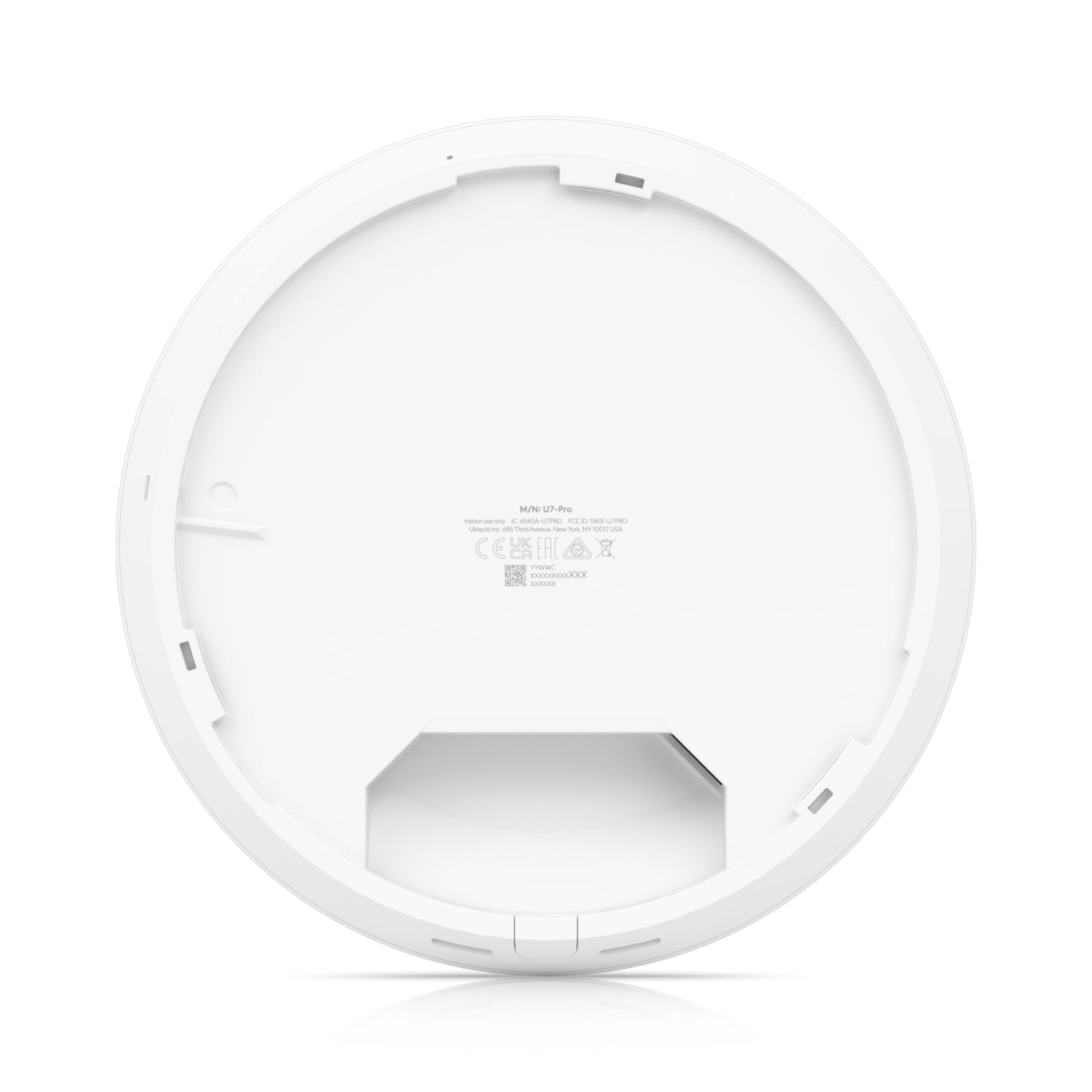 Ubiquiti UniFi U7 Pro – Wi-Fi 7 Access Point, Tri-Band (2,4/5/6 GHz), 2,5GbE, PoE+, Decke/Wand, Weiss