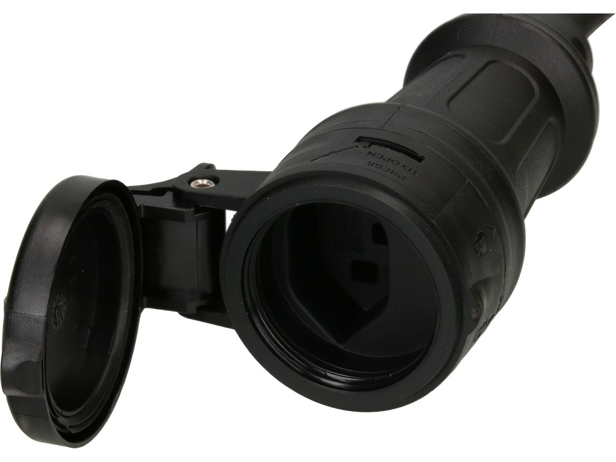 Max Hauri AG Max Hauri Verlängerungskabel – T23–CEE 16-3, 1,5 m, IP44, aussen, 3×1,5 mm², schwarz