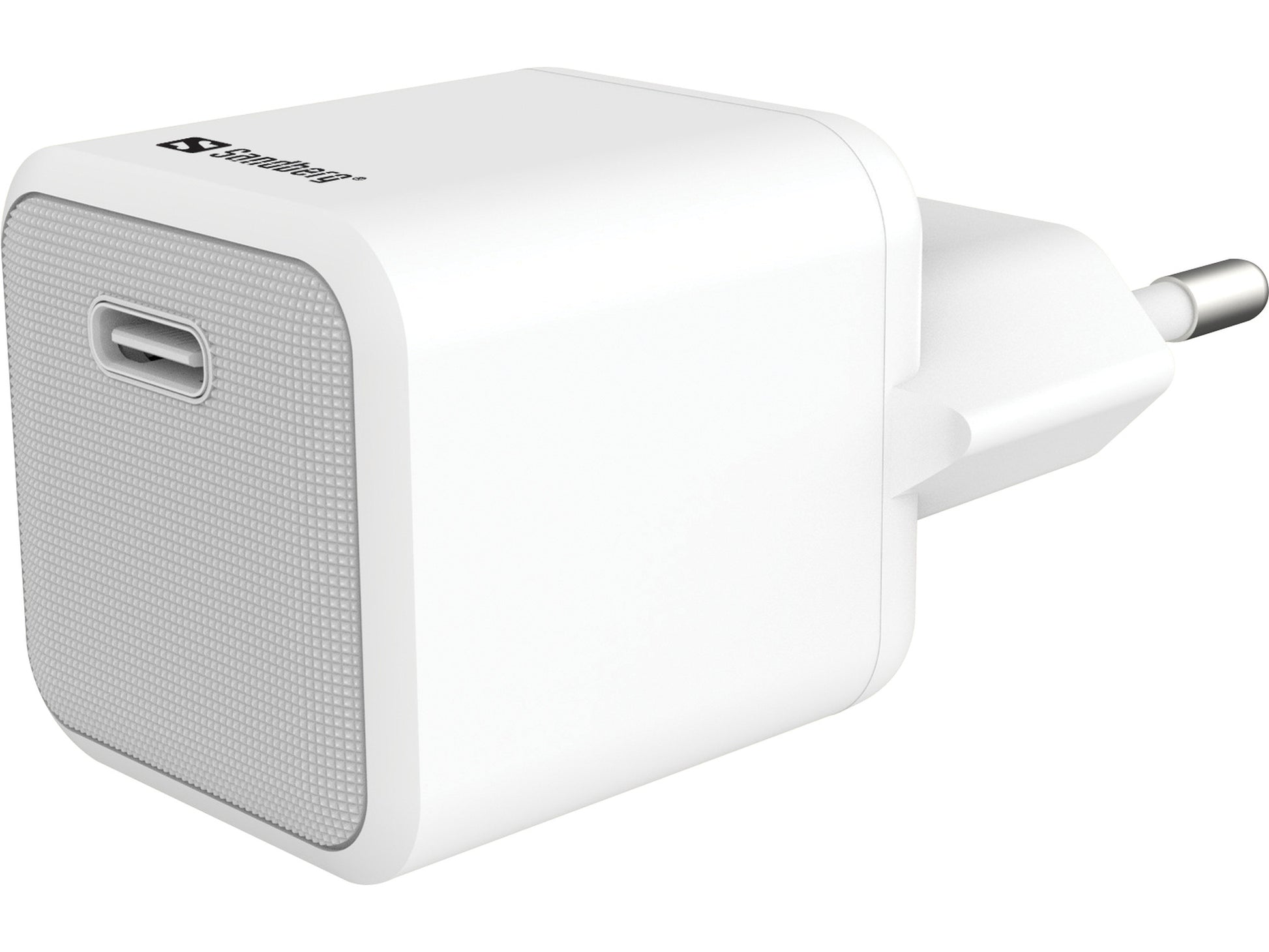 Sandberg 441-58 USB-Ladegerät 20 W – USB-C×1 – PD – EU-Stecker (Typ C) – Weiss
