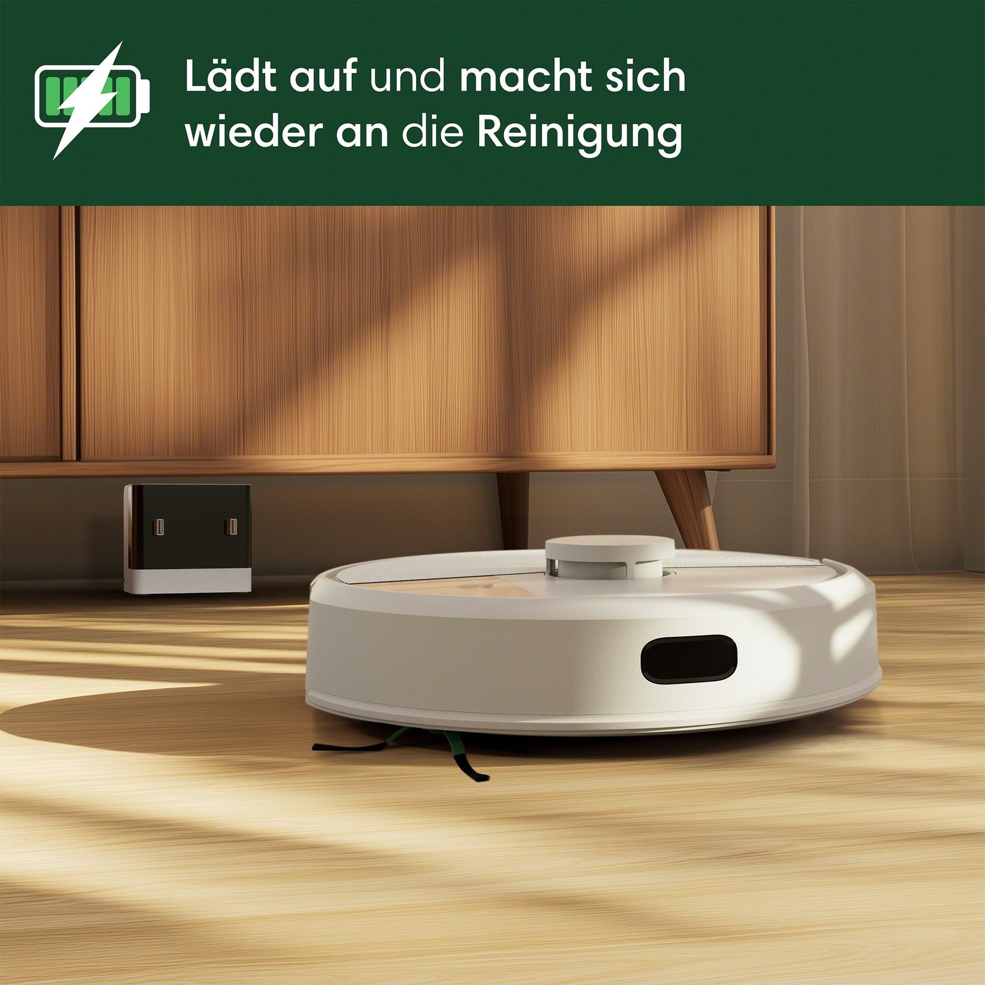 iRobot Roboterstaubsauger Roomba 105 – 0,2 l, Akkubetrieb, 3 Stufen, 33,1 × 33,5 × 10,4 cm