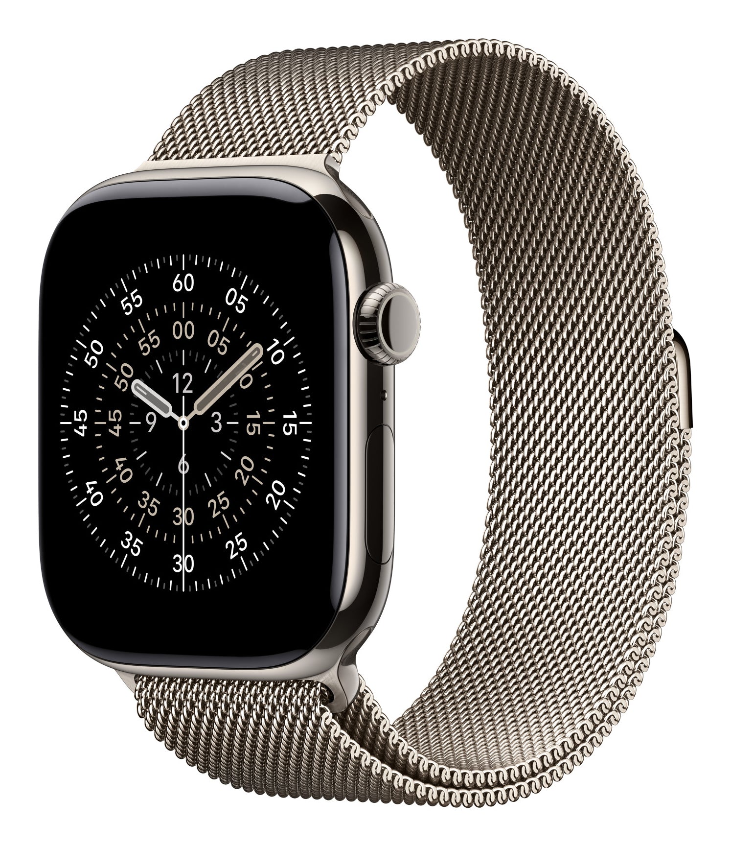 Apple Milanese Loop – Armband – für Apple Watch 46 mm, Grau, S/M