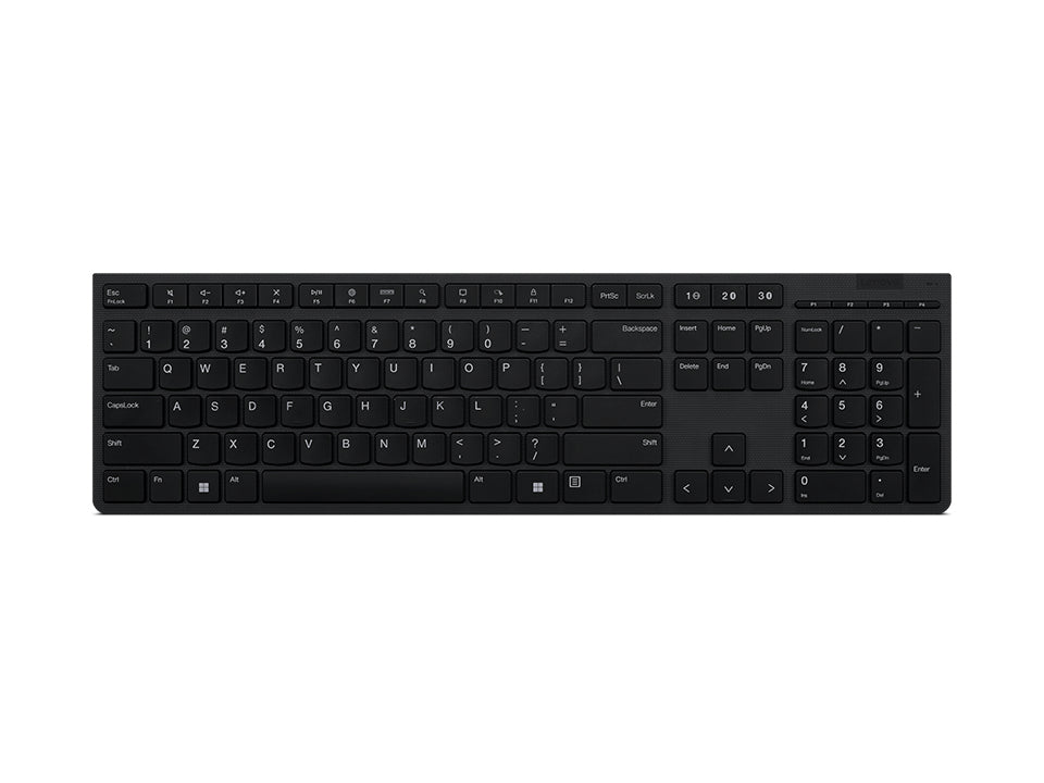 Lenovo Tastatur – Schere – Bluetooth & 2,4 GHz – QWERTY (US-INT) – Grau