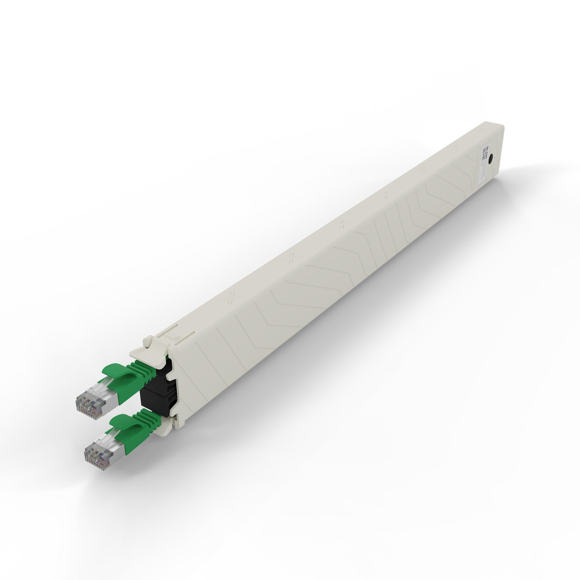 PATCHBOX Kassetten-Patchkabel – Cat6a U/FTP (STP), 0,8 m, Grün, RJ-45