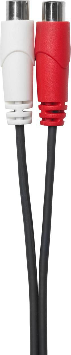 Vivolink 3,5-mm-auf-2×-Cinch-Adapterkabel – 2× Cinch Buchse – 3,5-mm-Klinke Stecker – 0,2 m, vergoldete Stecker
