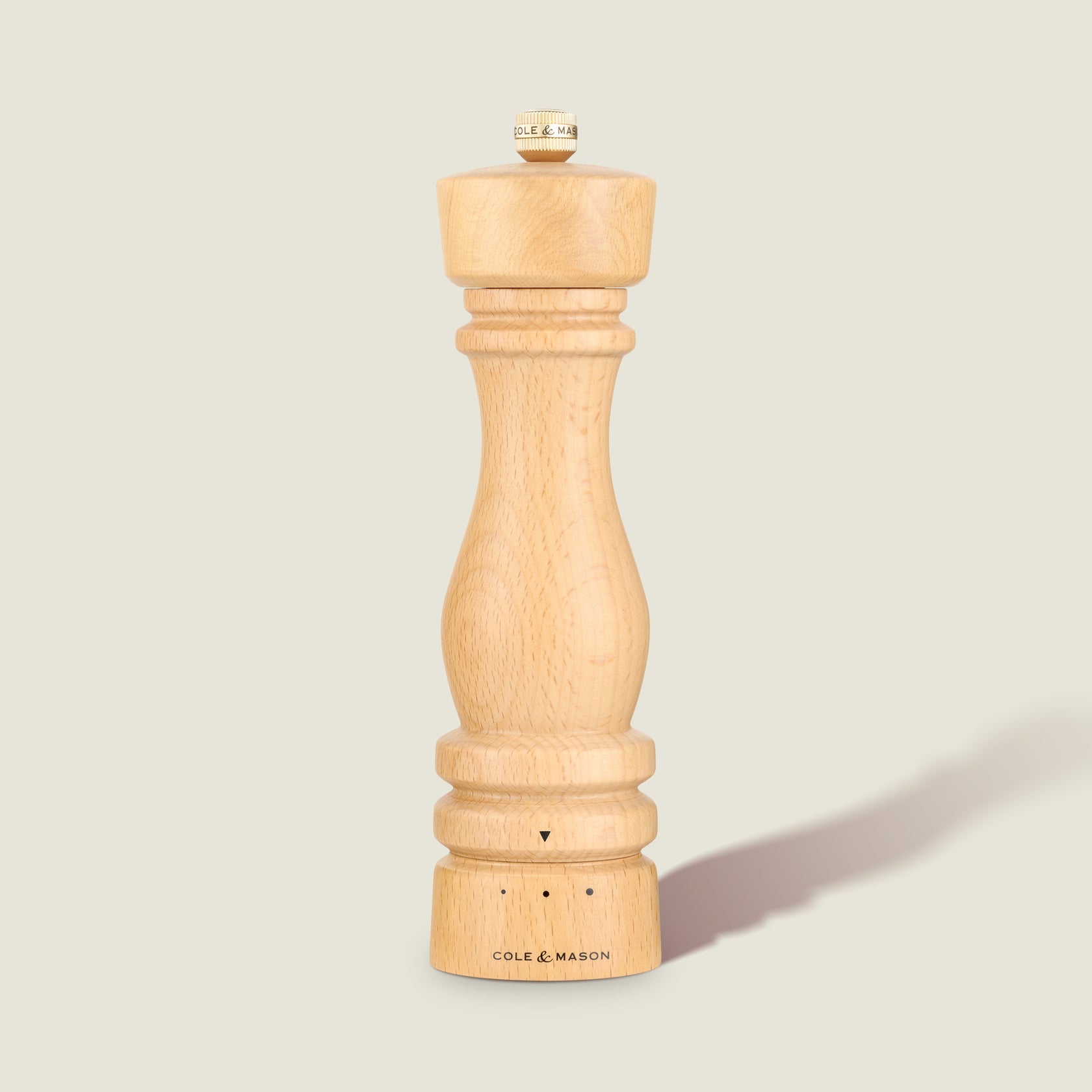Cole & Mason Salz-/Pfeffermühle Ø 6 × 22 cm, Buche, Braun