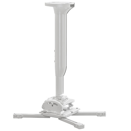 Chief KITMC030045W – Beamer Deckenhalterung, H 30,0–45,0 cm, 22 kg, schwenk-/neigbar, 360°, weiss