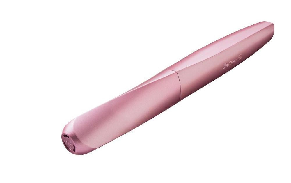 Pelikan Twist R457 – Tintenroller, 0,3 mm, sortiert, Drehmechanik, schwarz/rosa