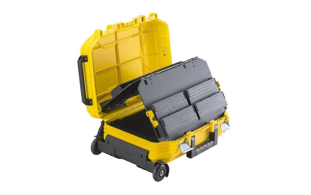 Stanley FatMax Werkzeugkoffer, 435 × 540 × 400 mm, Fiberglas, gelb, mit Trolley, Lenkrollen, Sperren, 1 Stück