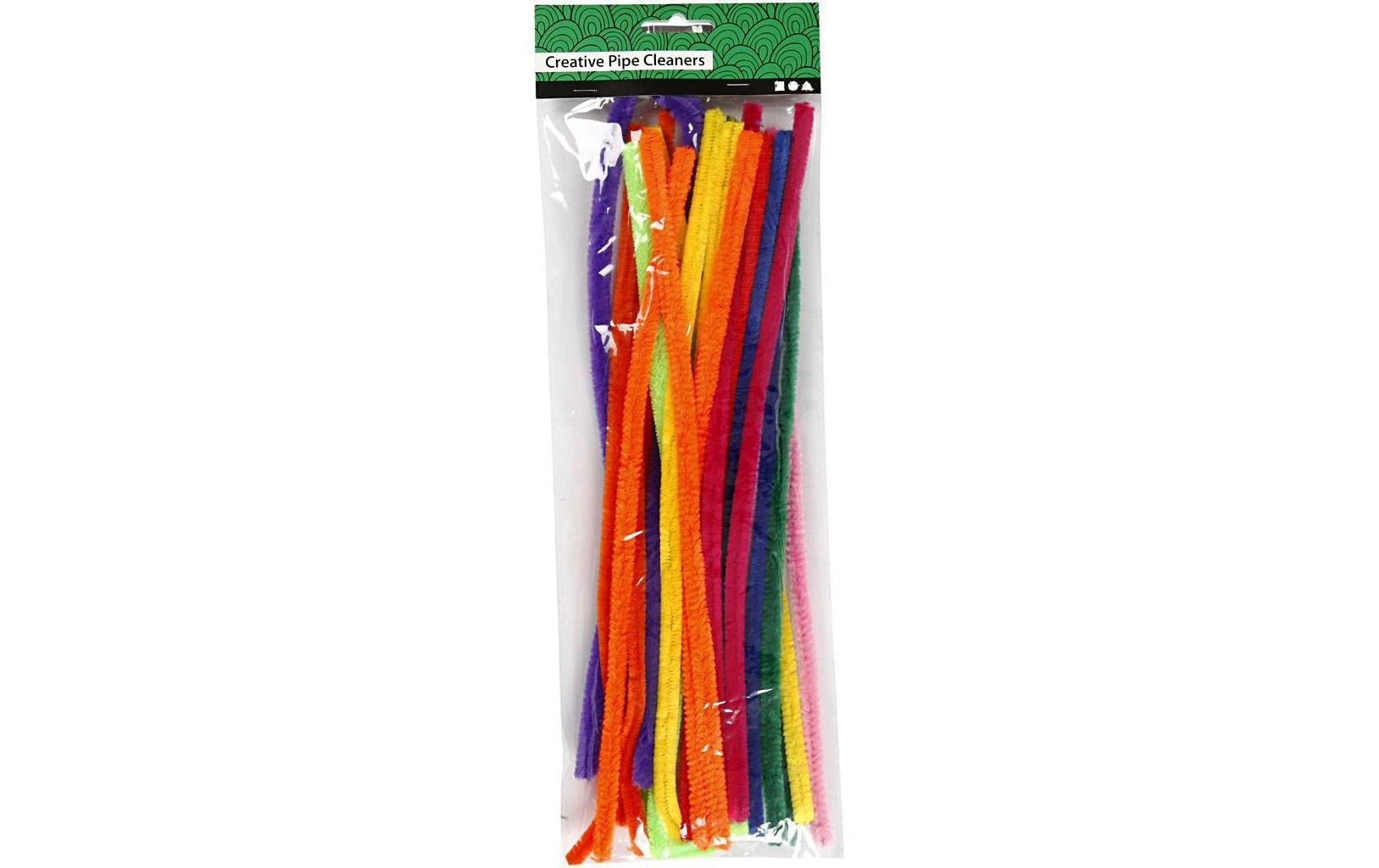 Creativ Company Chenilledraht, Nylon, Mehrfarbig, Ø 6 mm × 30 cm, 50 Stk.
