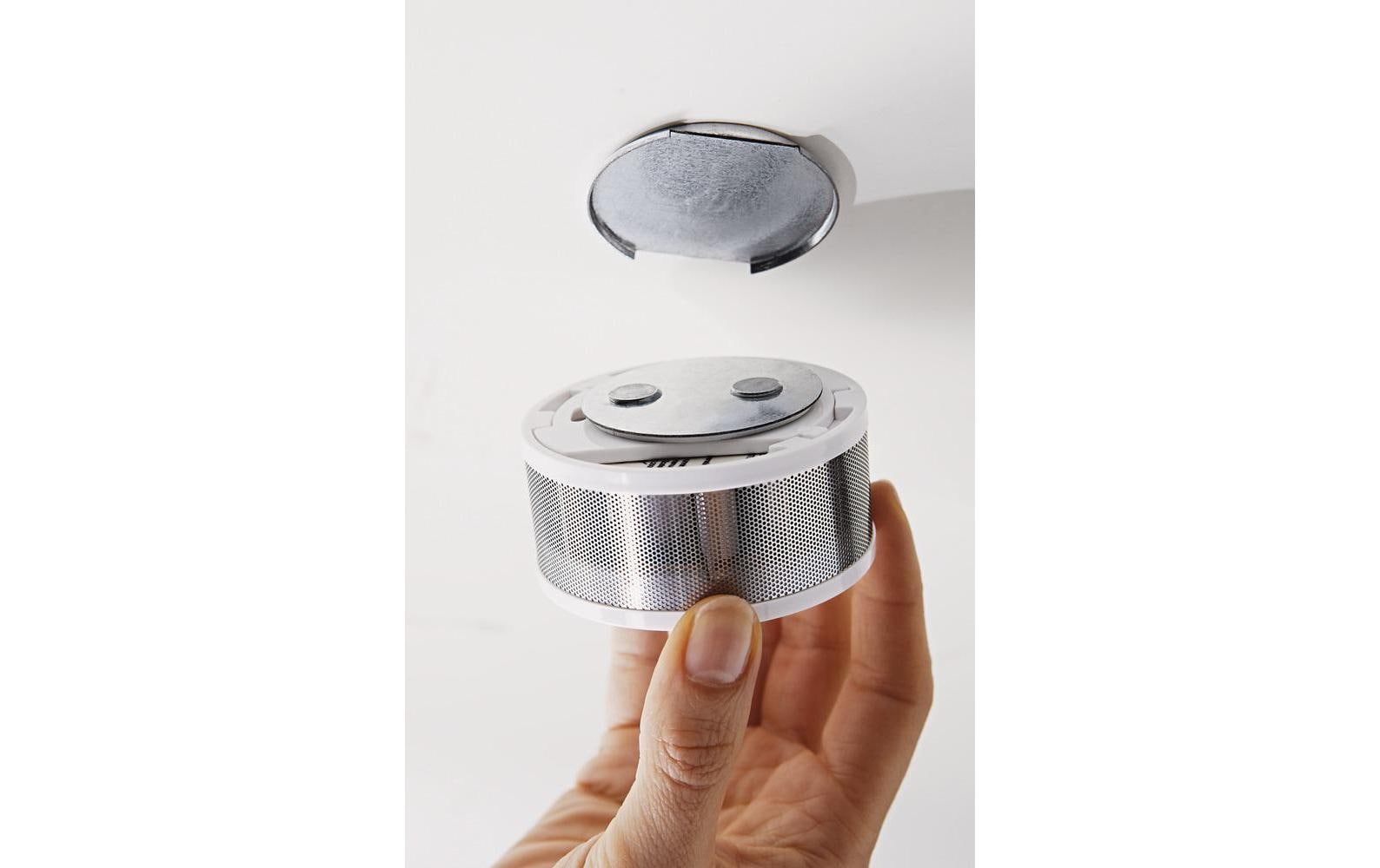 ABUS Mini GRWM30600 – Funk-Rauchmelder, 10-Jahres-Batterie, 85 dB, EN 14604 – Weiss