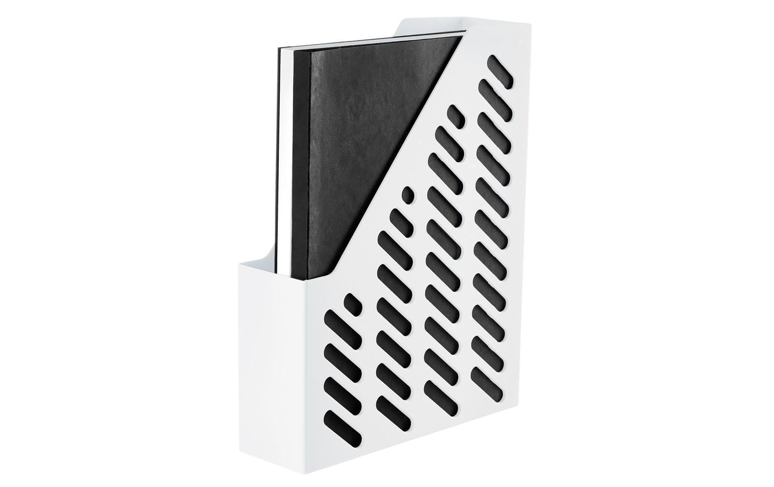 HAN Katalogsammler KLASSIK – für C4 – Polystyrol – weiss – 76 × 246 × 315 mm