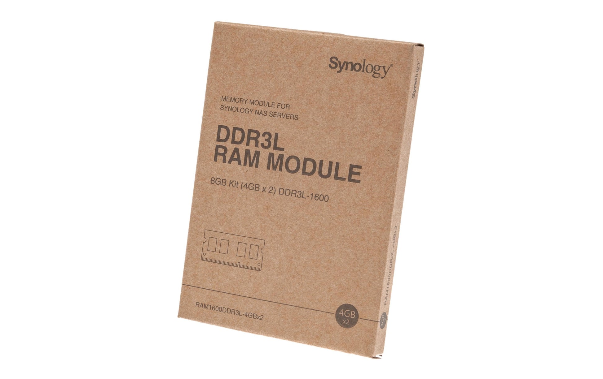 Synology RAM-Kit – 2×4 GB, DDR3L SO-DIMM 1'600 MHz, CL11, 1,35/1,5 V, für DiskStation DS1817+, DS1517+