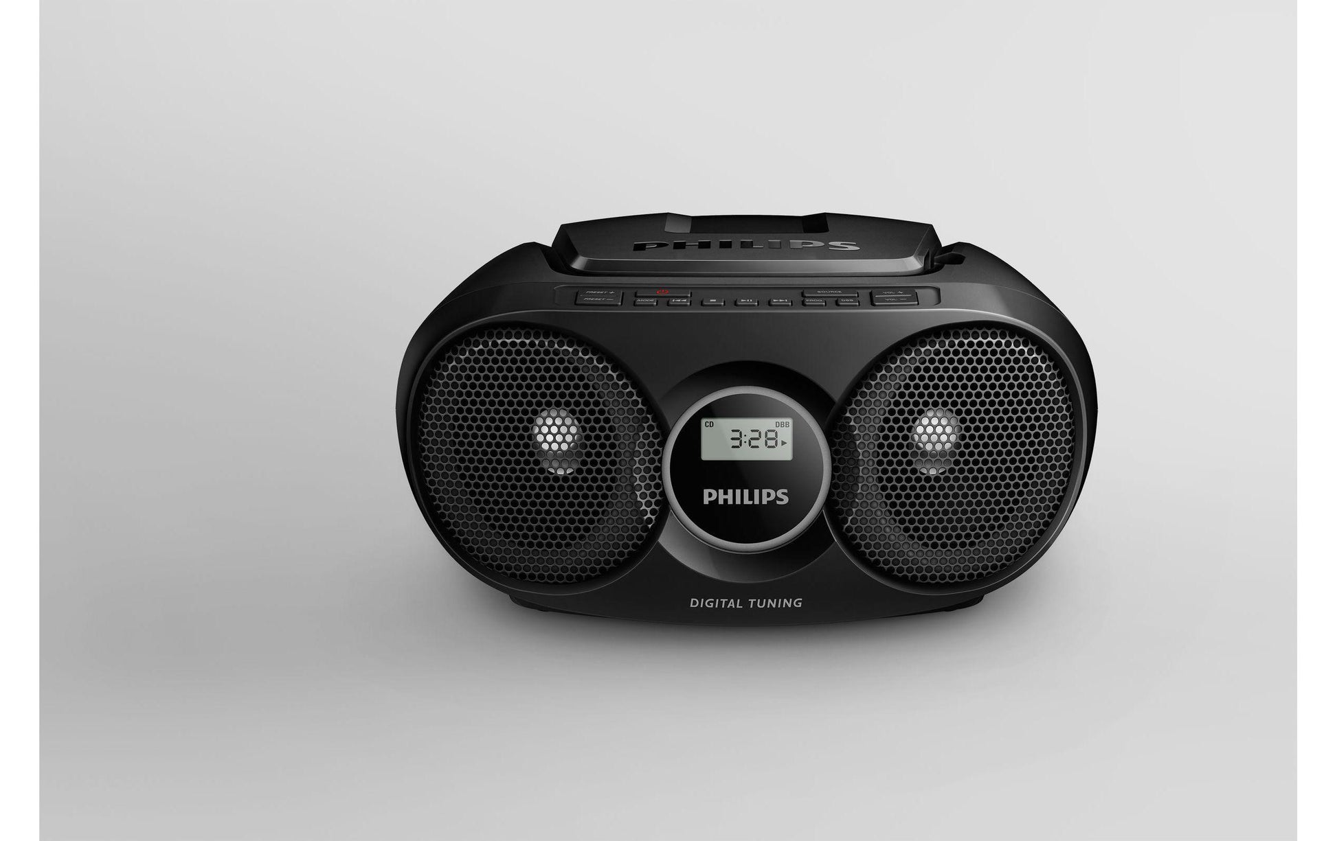 Philips AZ215B/12 – CD-Player – UKW, CD, Batteriebetrieb, mit Lautsprecher – Schwarz