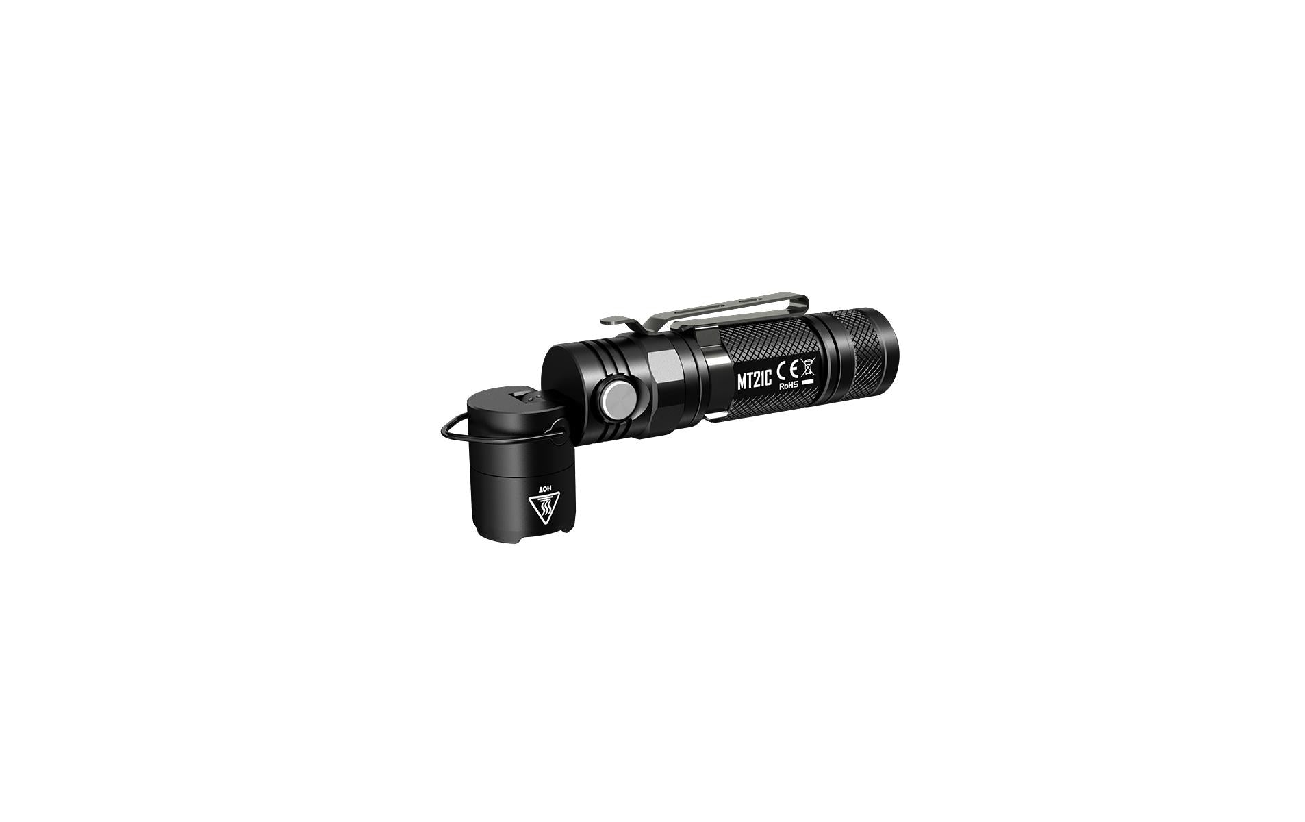 Nitecore Taschenlampe MT21C – 1000 lm, 184 m, IPX8, Akkubetrieb 3400 mAh – Schwarz