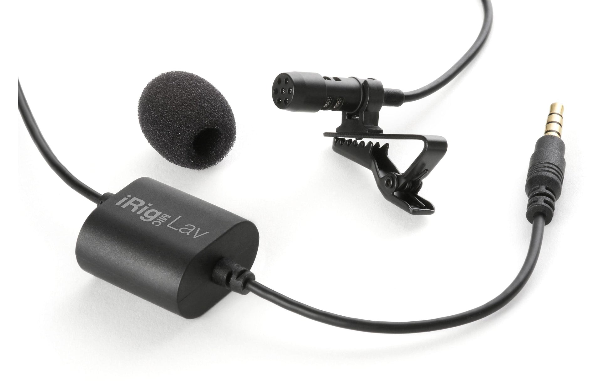 IK Multimedia iRig Mic Lav – Lavaliermikrofon – 3,5 mm Klinke, kabelgebunden, 30–16'000 Hz, für iOS/Android