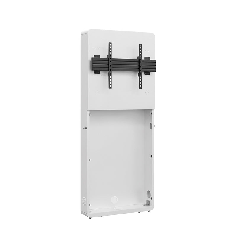Hagor Wandlift (bodenstehend) – 55–65" – VESA 600×400 – bis 50 kg, Diebstahlsicherung – Weiss