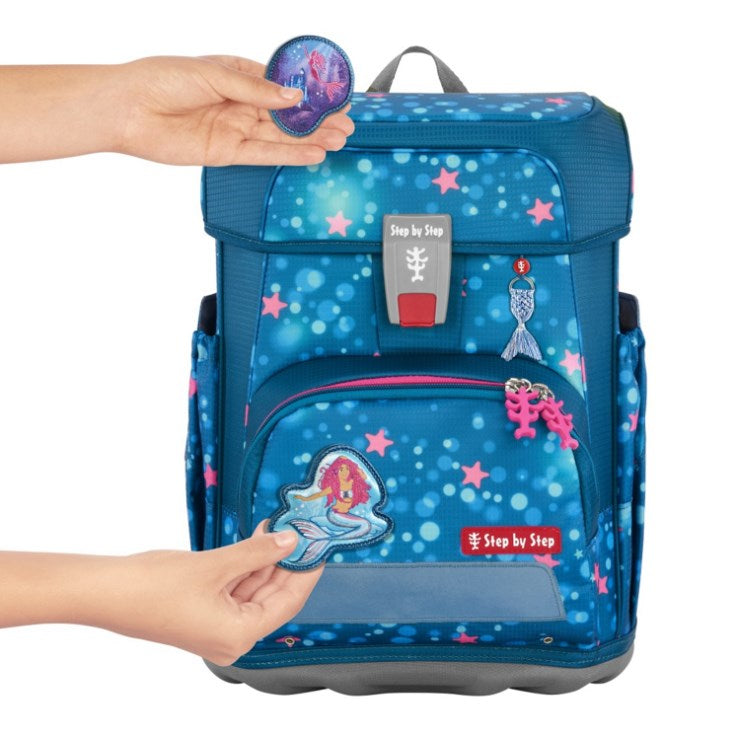 Step by Step Schulrucksack Cloud – 5-teilig – Mermaid Lola – recycelte Materialien