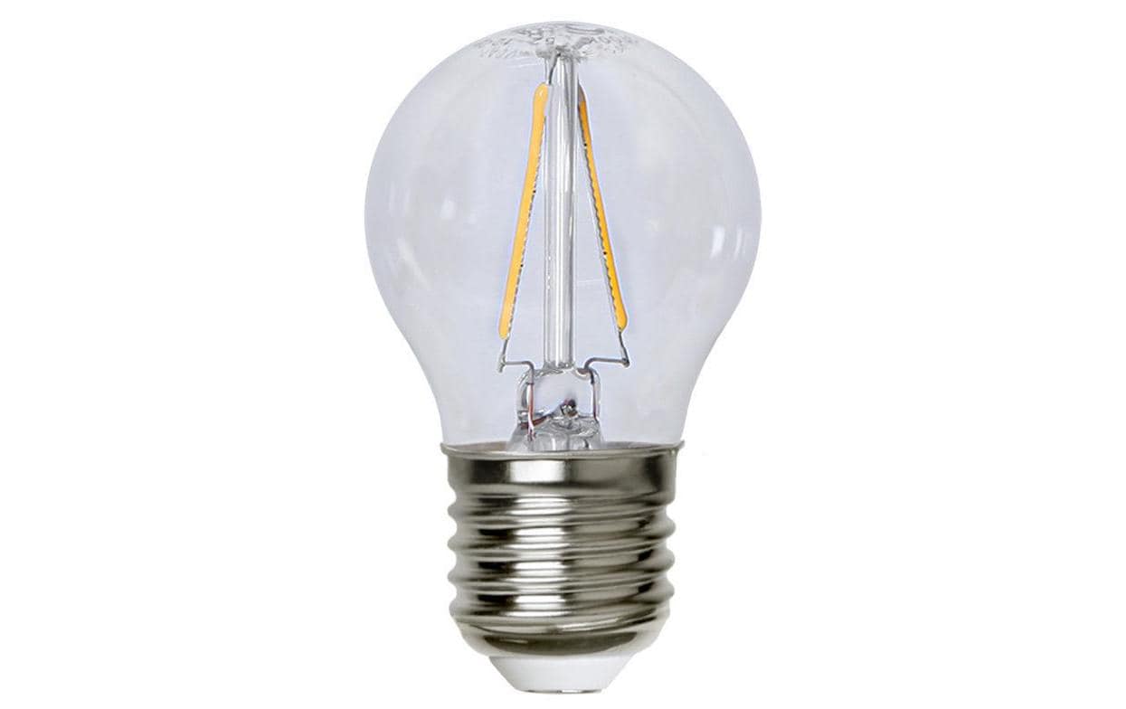 Star Trading LED-Leuchtmittel E27 G45 – 250 lm, 2 W, Warmweiss 2700 K – 1 Stk. – Klar