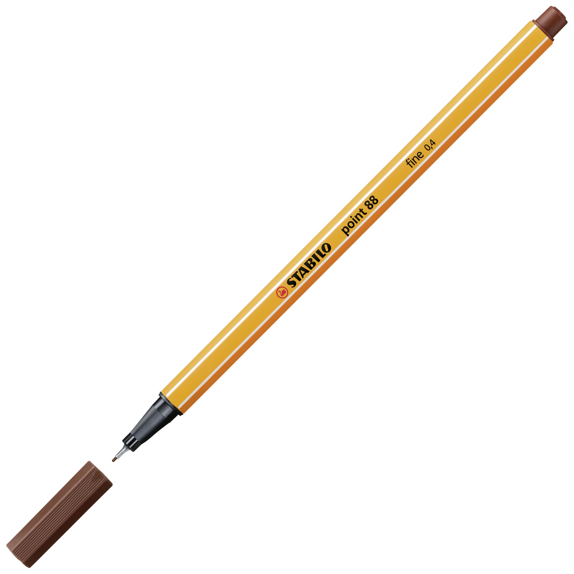 STABILO point 88 Fineliner 0,4 mm – braun