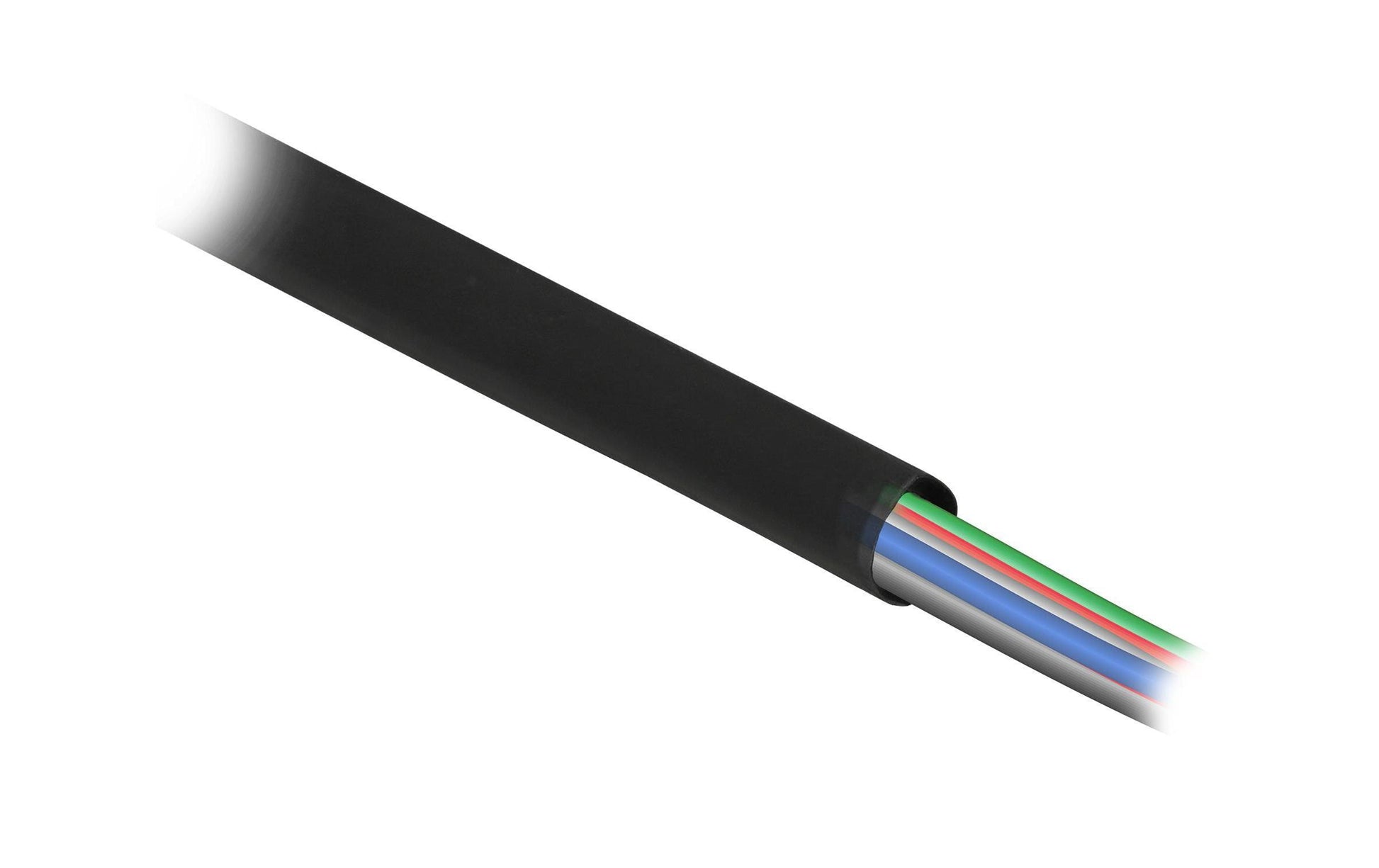 DeLOCK Schrumpfschlauch, 1 m × Ø 25,4 mm, schwarz, Polyolefin, Schrumpfungsrate 4:1