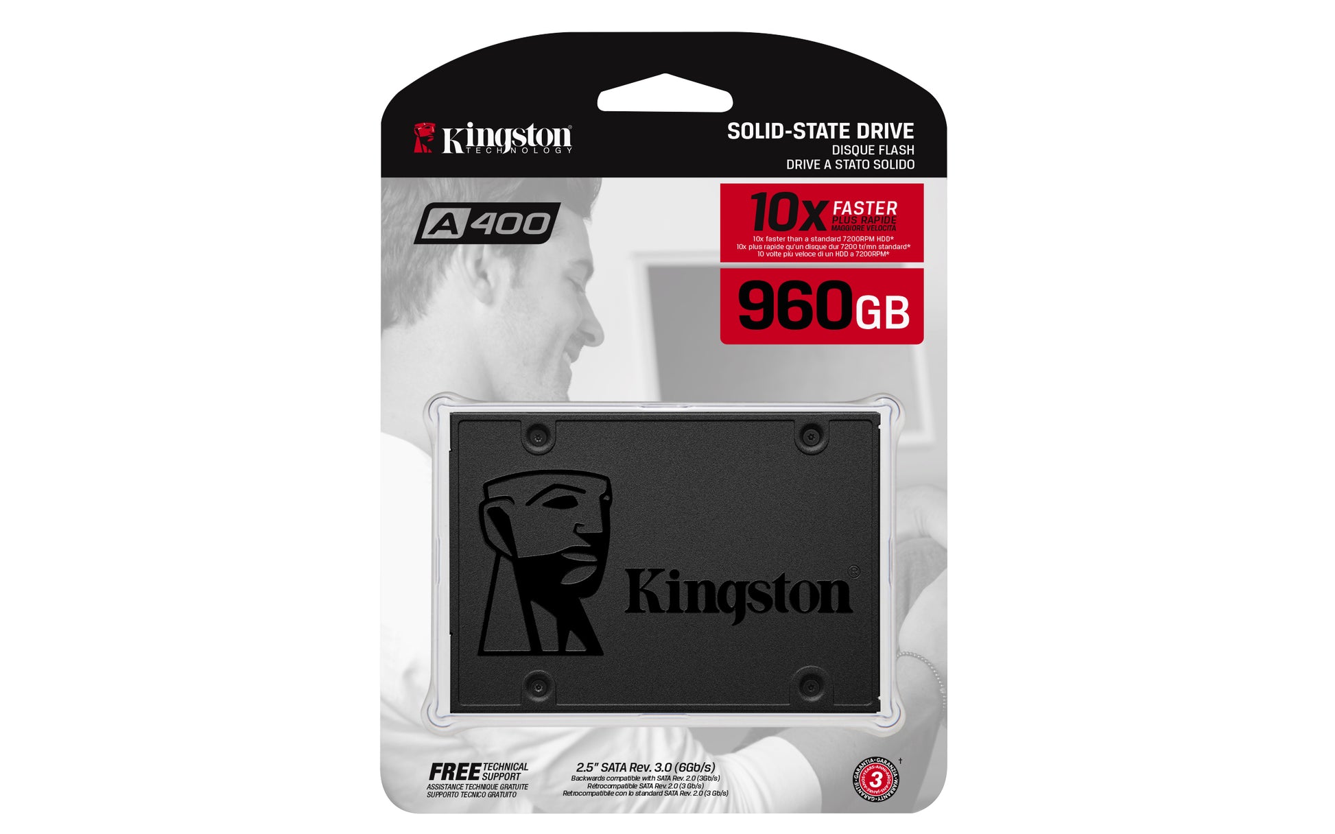 Kingston A400 – 2,5 Zoll, SATA III