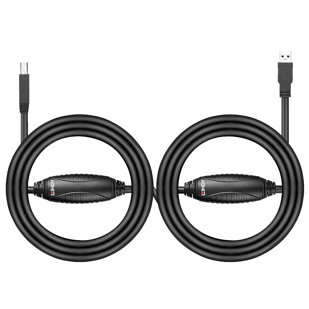 Lindy USB-Kabel, USB-A zu USB-B, 10 m, USB 3