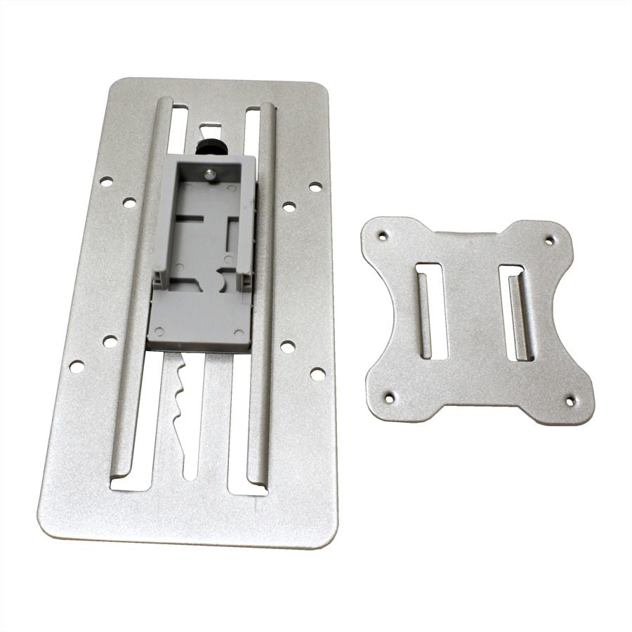 ROLINE VESA-Adapterplatte – bis 27" – VESA 75×75/100×100 mm – bis 8 kg/Monitor – höhenverstellbar – silber