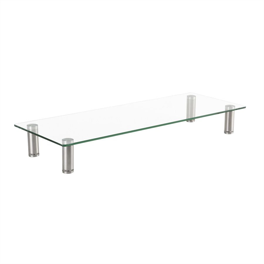 ROLINE Monitor-Tischständer – freistehend – 1 Monitor – bis 20 kg/Monitor – höhenverstellbar – transparent