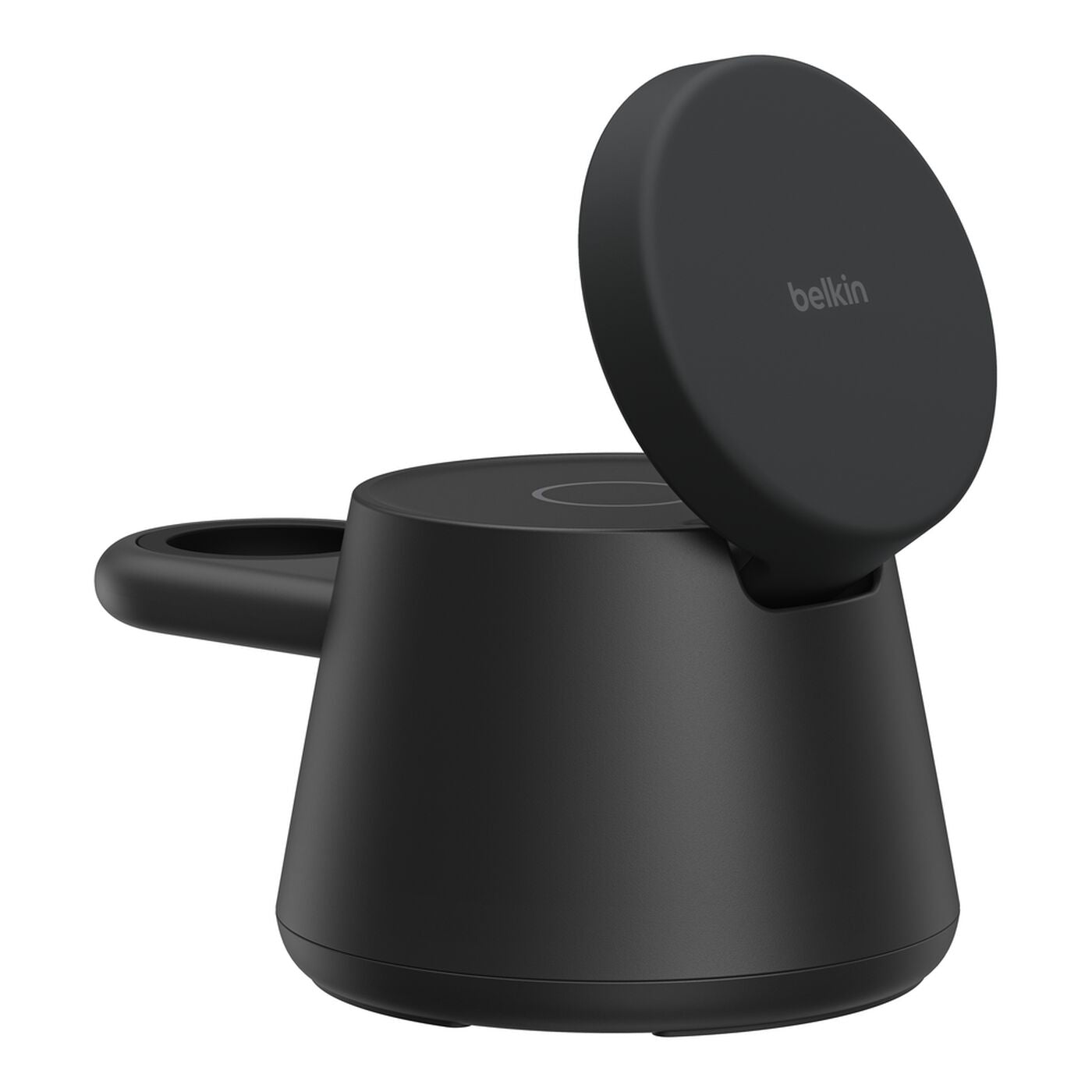 Belkin UltraCharge 3-in-1 Ladeständer – Qi2 – 45 W – für Smartphone/Smartwatch/Kopfhörer – Schwarz