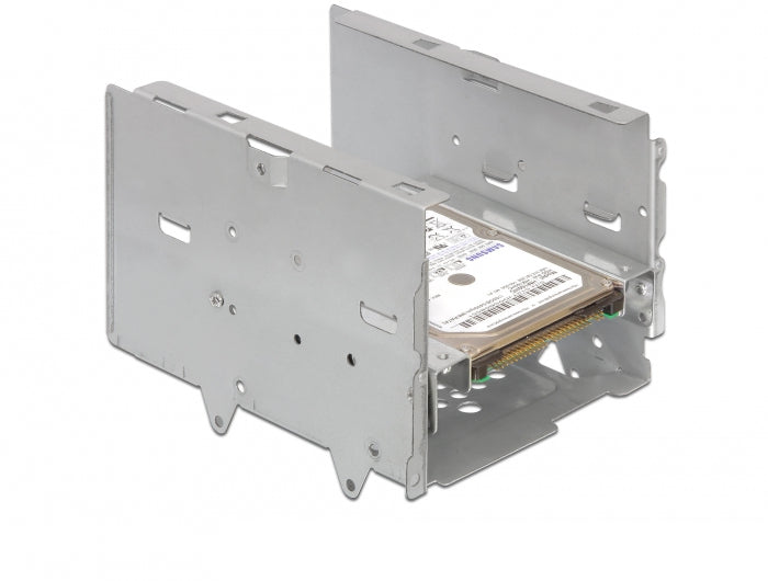 DeLOCK 18282 – HDD-Montageset – für 2,5" HDD in 3,5", inkl. 8 Schrauben, Silber