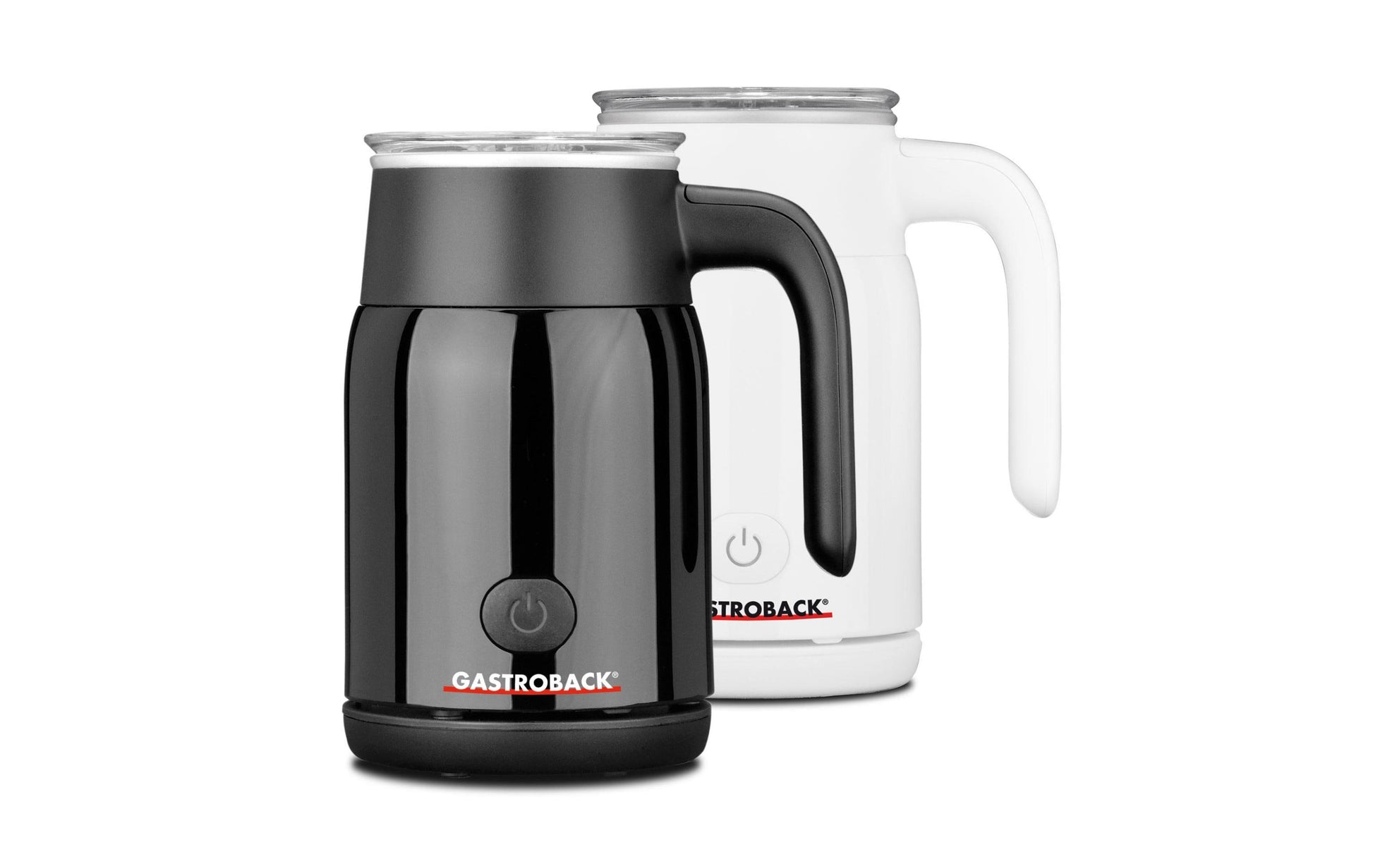 Gastroback Milchaufschäumer Latte Magic – 350 ml, 500 W, heiss & kalt – weiss