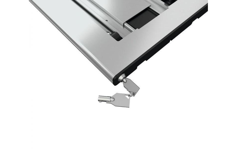 Vogel's Tablet-Wandhalterung – für Tablets bis 10", abschliessbar – Silber