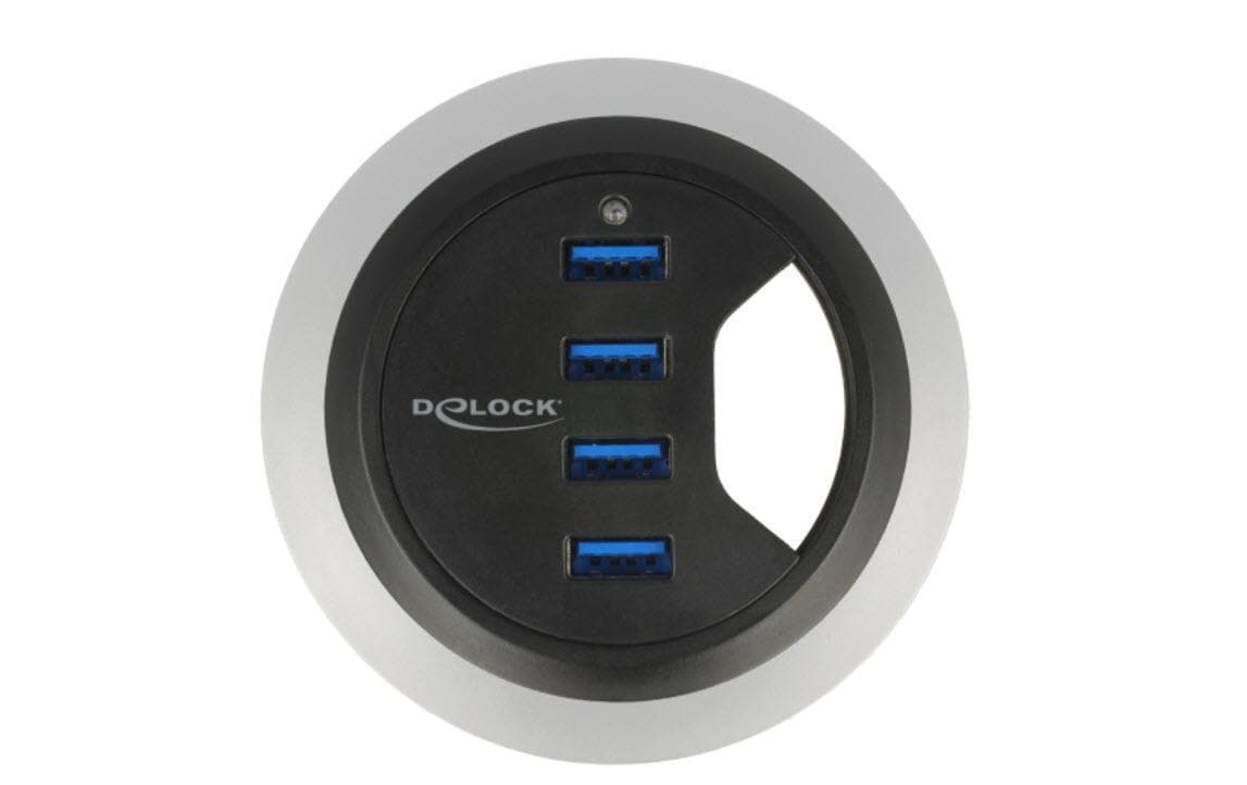 DeLOCK 62868 USB-Hub – 4× USB-A, für Windows/Mac/Linux
