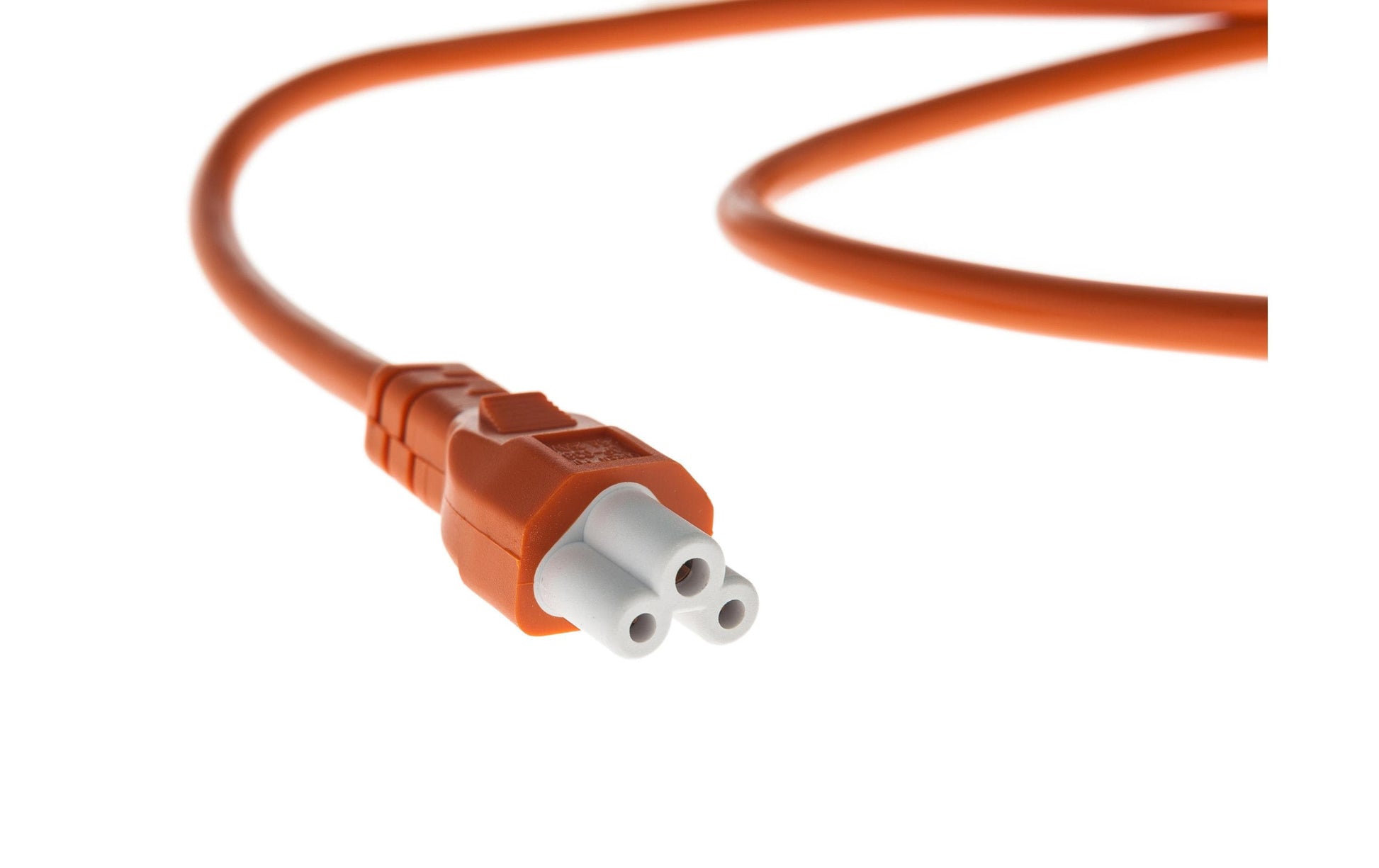 Diggelmann Netzkabel – IEC C14 zu IEC C5, 2 m, 2,5 A, Orange