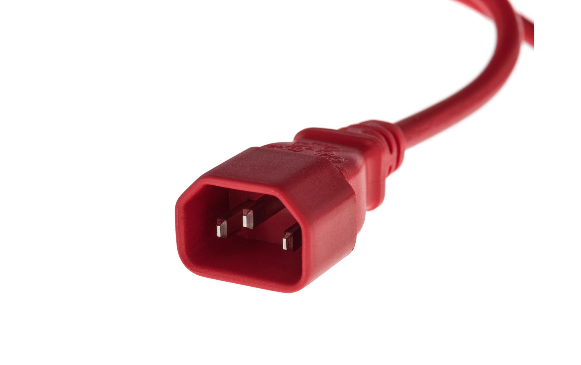 Diggelmann Netzkabel – IEC C14 zu IEC C5, 1 m, 2,5 A, Rot