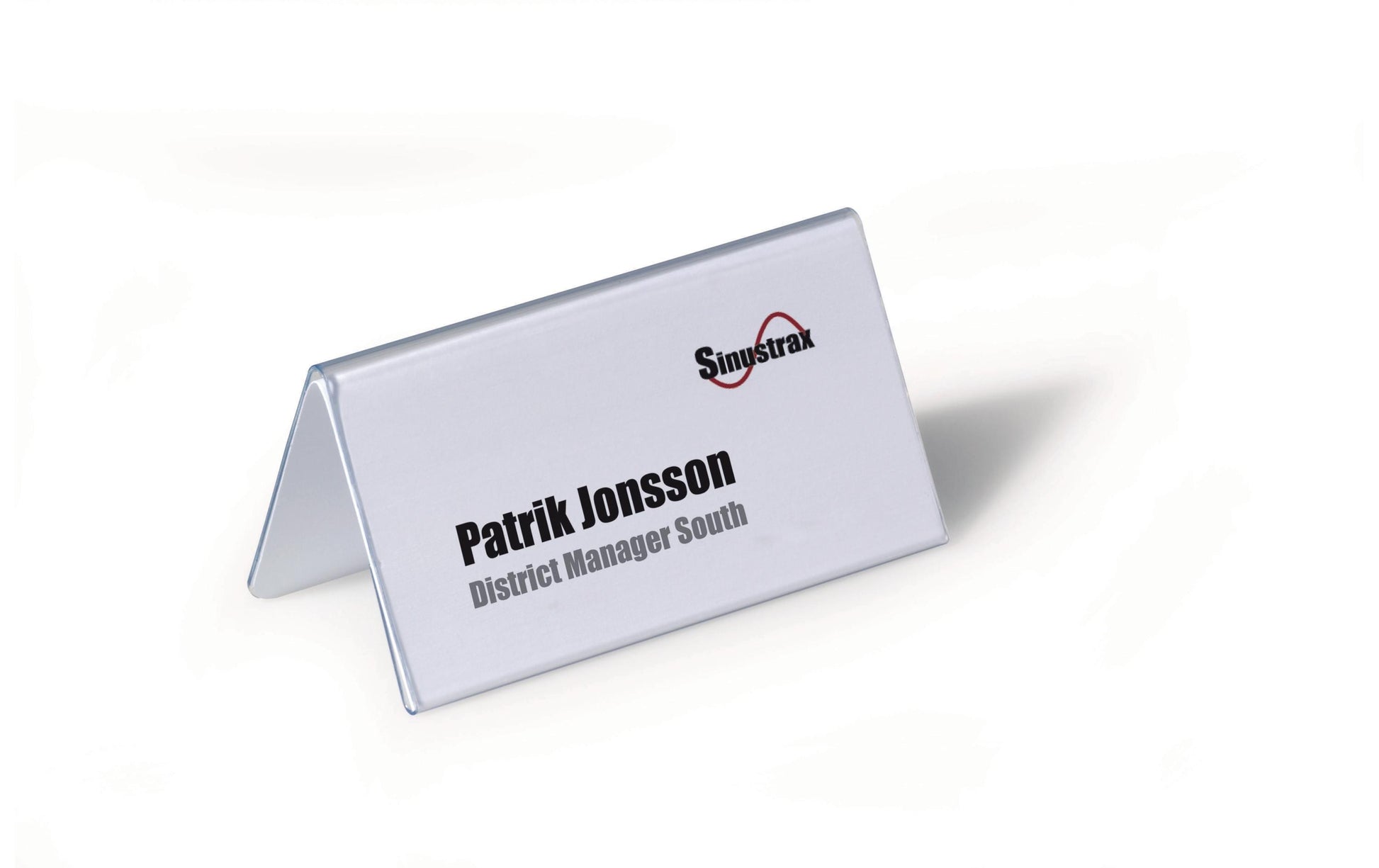 Durable Namensschild 805119 – transparent, PVC
