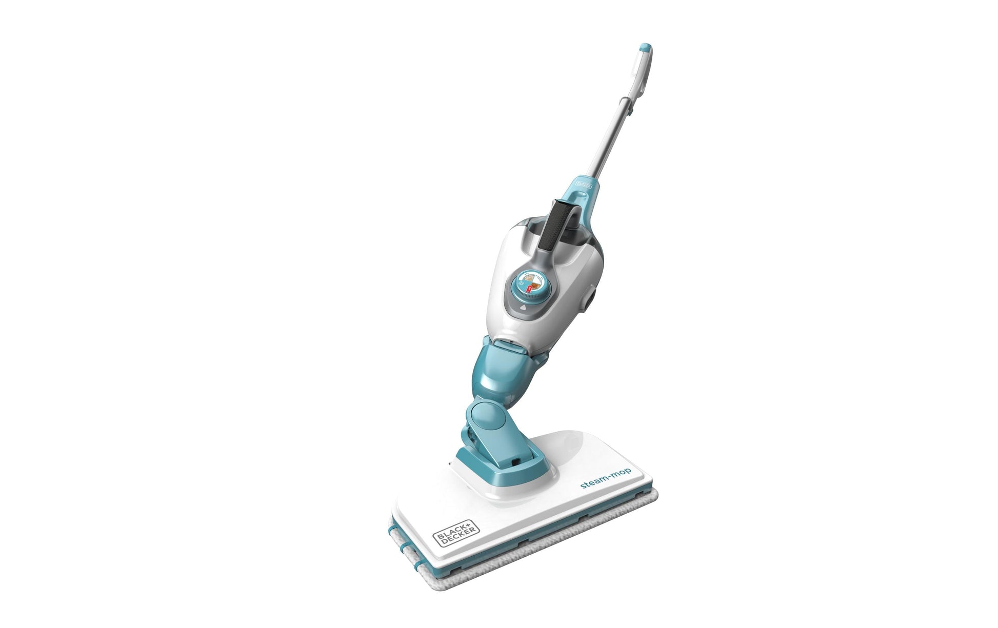 Black & Decker BLACK+DECKER 9in1 – Dampfbesen – 1300 W, 0,5 l, Aufheizzeit 15 s, Kabellänge 6 m, Türkis/Weiss