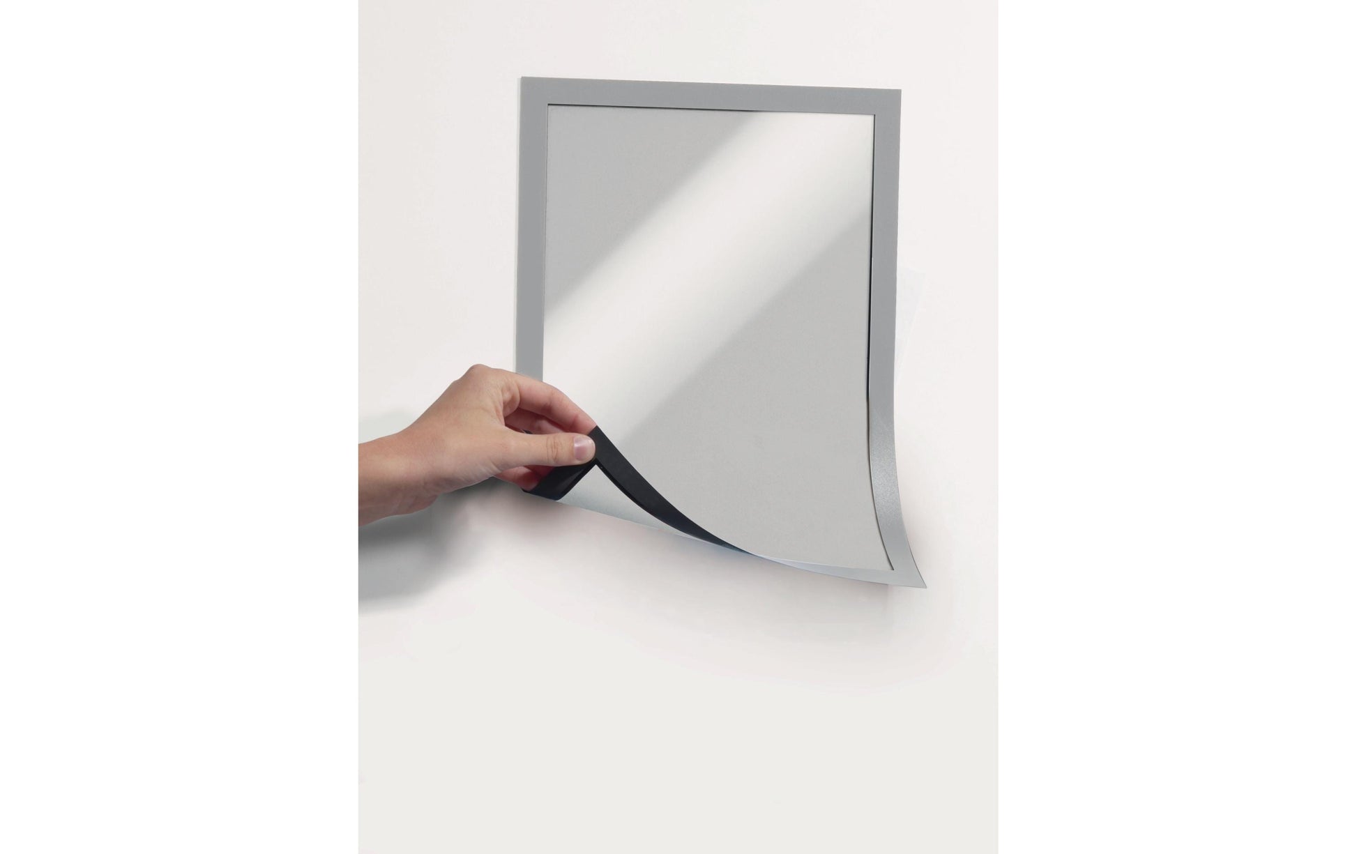 Durable Magnetrahmen – A4 – Silber – 5er-Pack