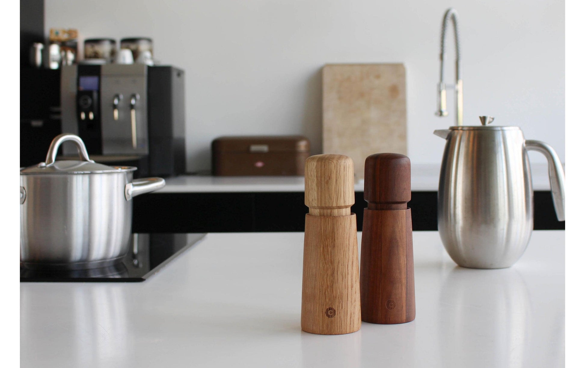 CrushGrind Salz-/Pfeffermühle 16,8 cm, Holz/Keramik, Eiche