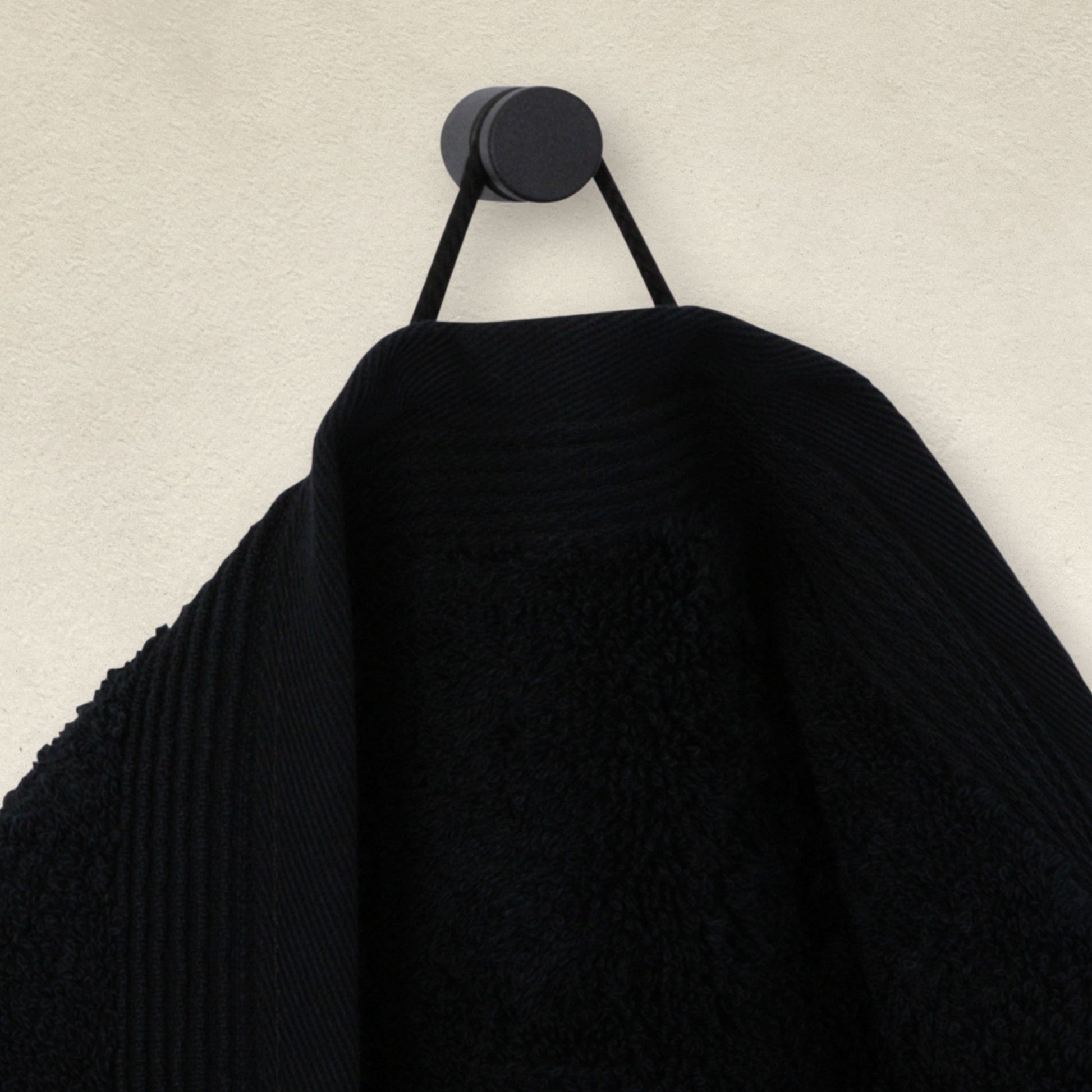 Möve Superwuschel Badetuch – 100 × 160 cm – Schwarz – Baumwolle, 550 g/m² – 60 °C