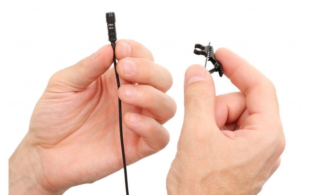IK Multimedia iRig Mic Lav – Lavalier-/Ansteckmikrofon, 2er-Set, Gesang & Sprache, für iOS & Android, schwarz