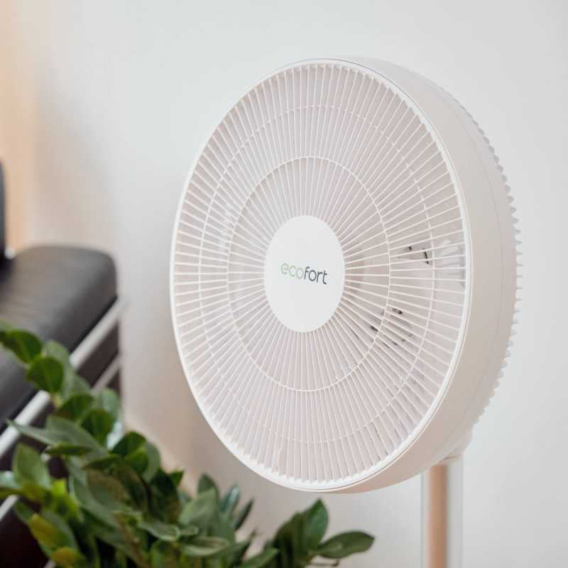 Ecofort Standventilator ecoQ SilentAir Grande – 13 Stufen, oszillierend, Timer, Fernbedienung, 28 W, 58 dB(A)