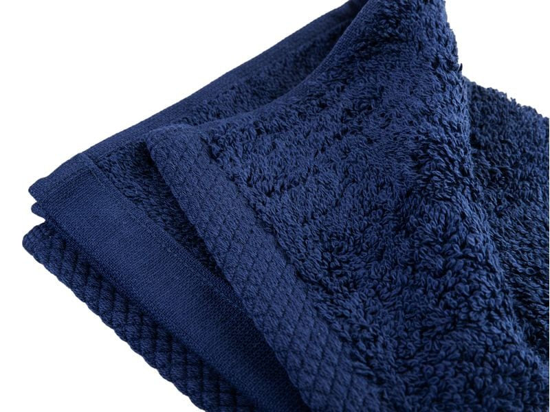 COCON Waschlappen – 30 × 30 cm, Marineblau, 100% Baumwolle, 550 g/m², 3er-Set, OEKO-TEX