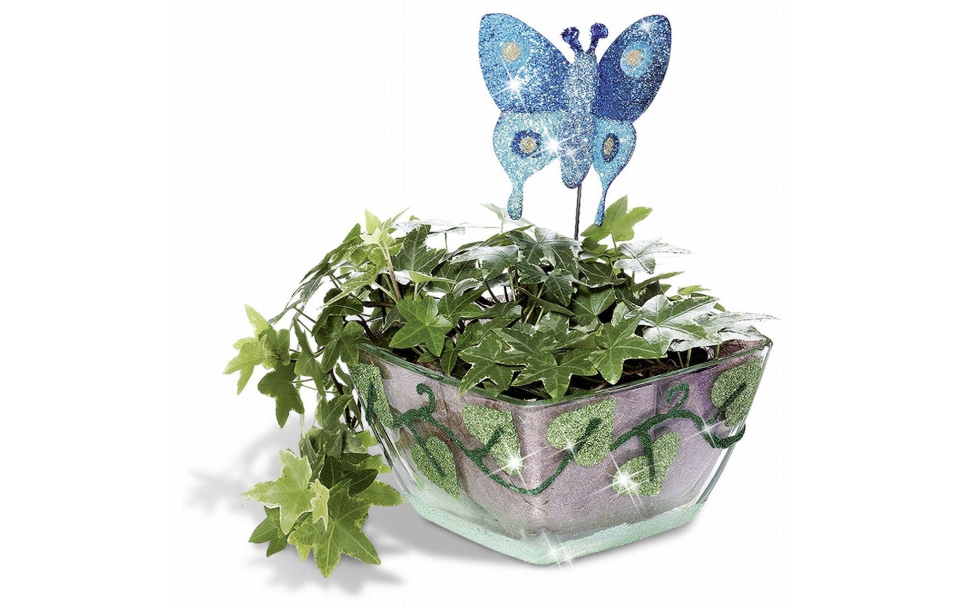 Folia Glitzerkleber – farbig sortiert – Set 10 × 9,5 ml – auswaschbar, lösungsmittelfrei