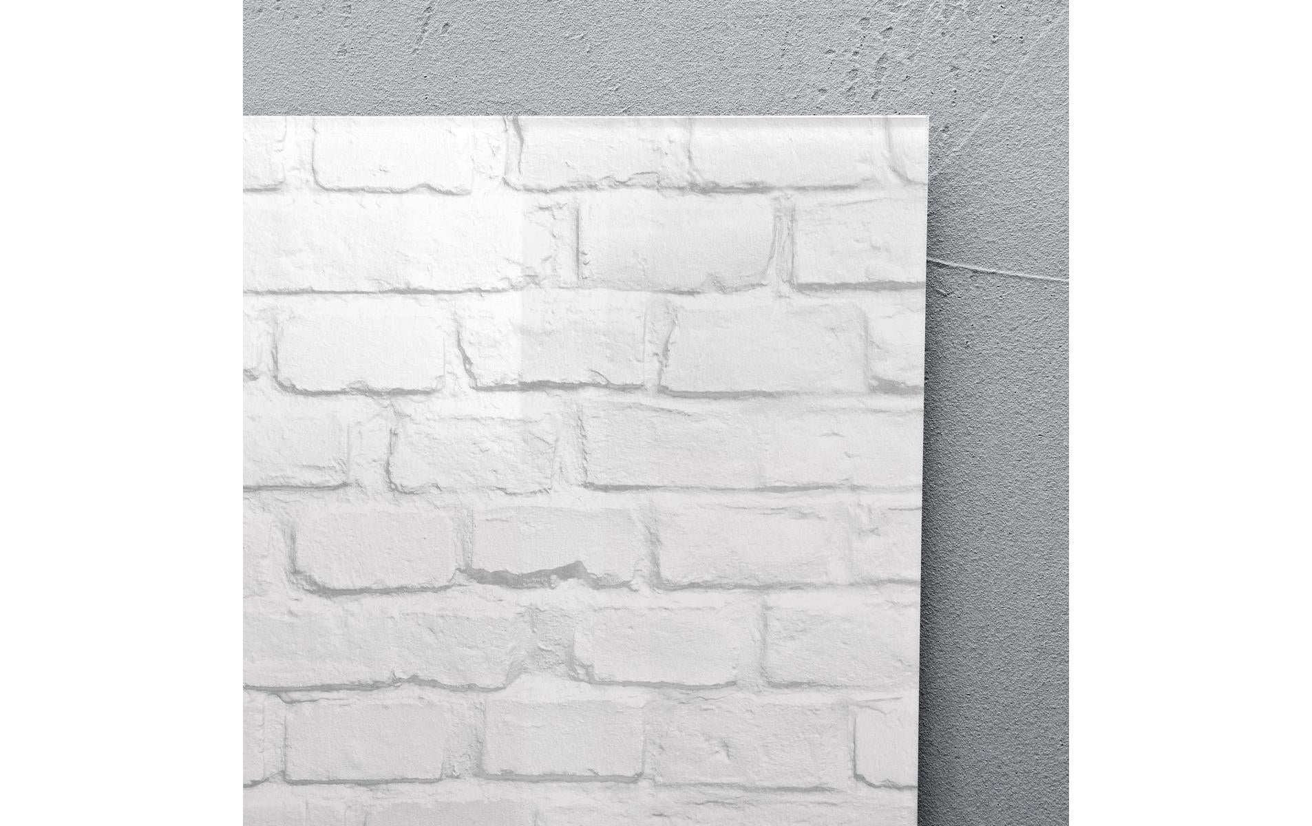 Sigel Whiteboard – 48 × 48 cm, Glas, magnetisch, Wandmontage
