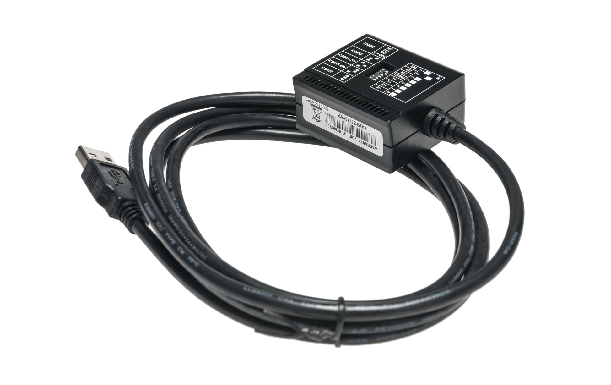 EXSYS EX-1309-9 Kabel USB-A zu RS-232/422/485 – USB 2.0, 16C550 UART, 1,8 m, FTDI, Schwarz